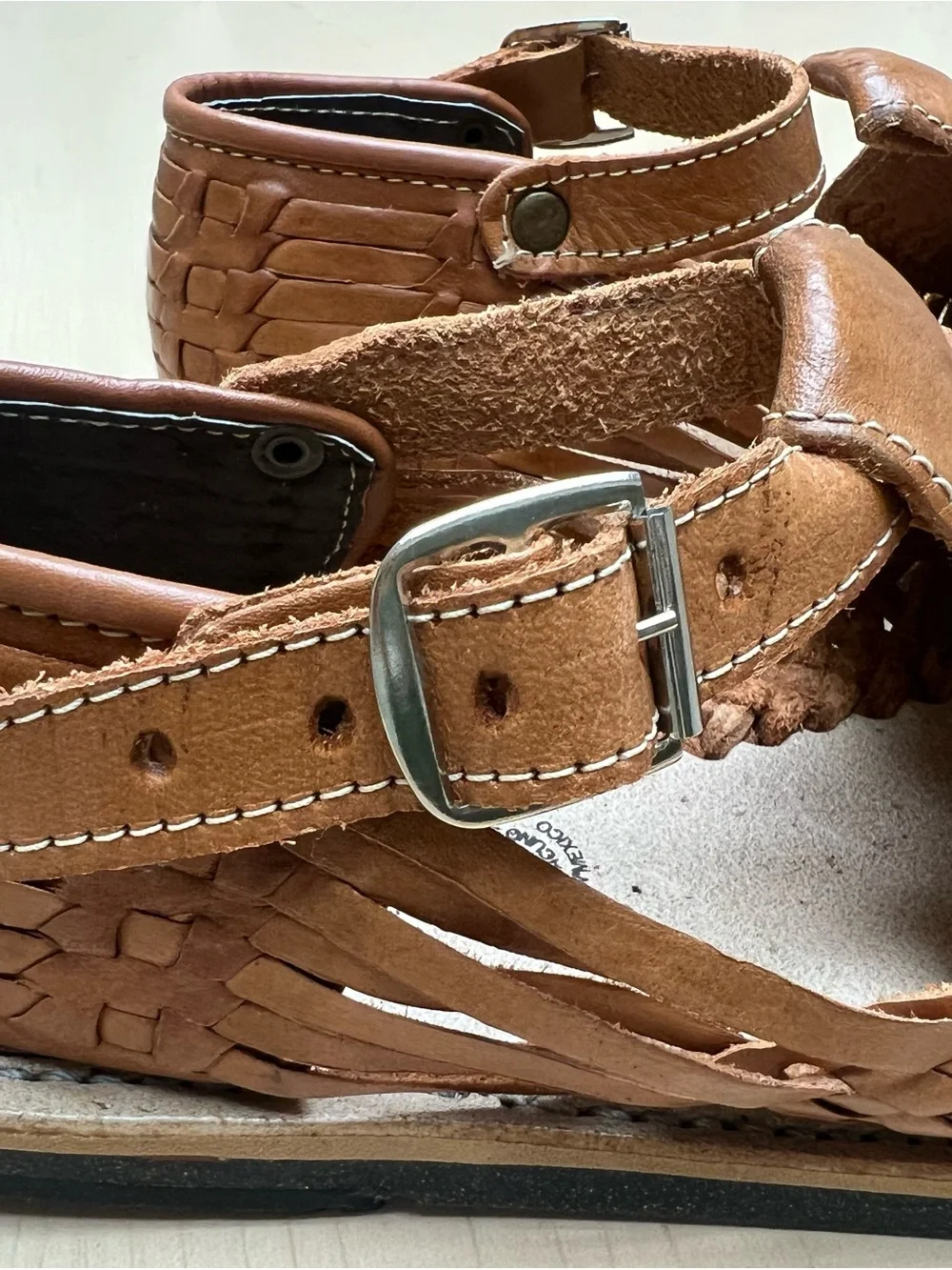 Handmade Mexican Leather Huarache Sandals Men’s US 9 New